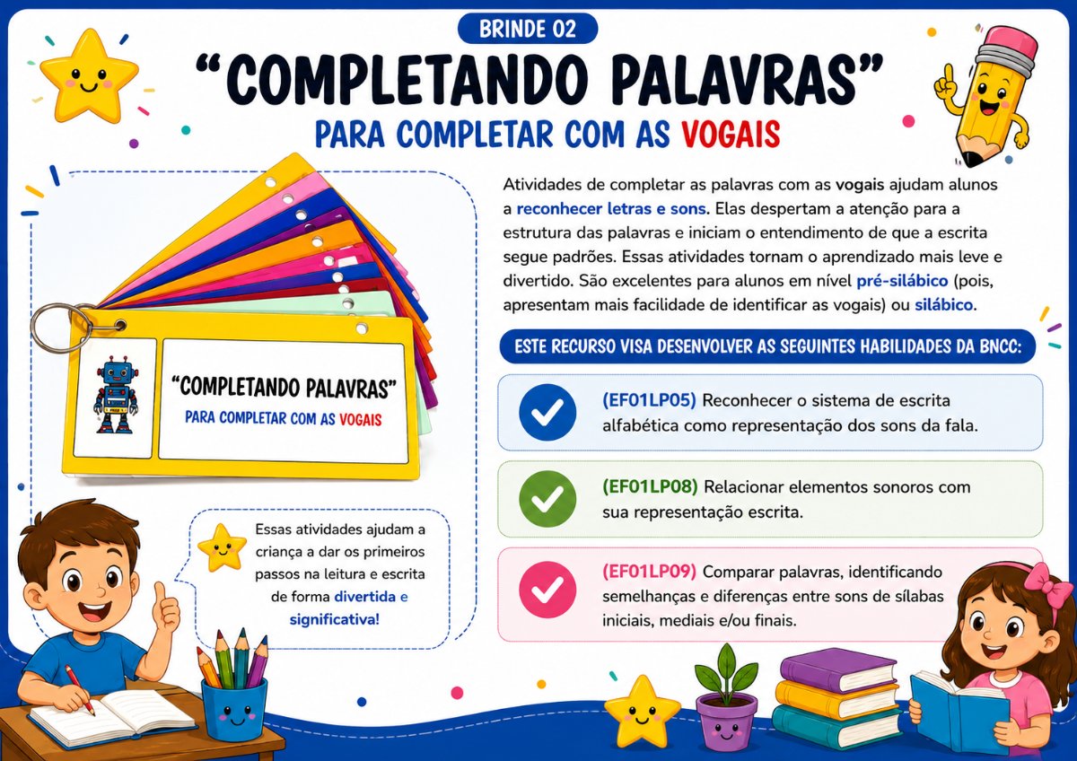 Complete com Vogais